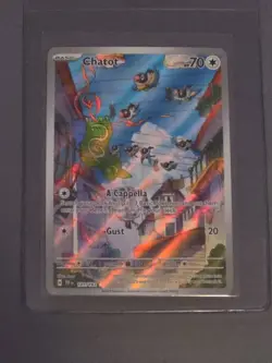 Chatot Illustration Rare Holofoil TEF 181/162 NM Pokemon TCG - Image 2