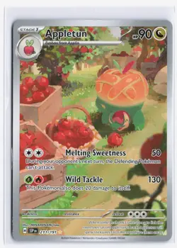 Pokemon Appletun 211/191 - Near Mint Surging Sparks Illustration Rare Holo NM - Image 1