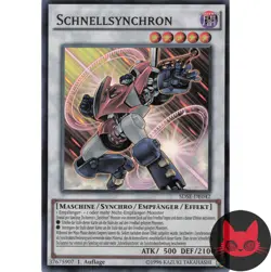 Yugioh Accel Synchron SDSE-DE042 Deutsch Super Rare 1st Edition NM - Image 1