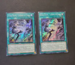 Yugioh 2x Verre Magic - Lacrima of Light Secret Rare BLMM-EN046 1st Ed NM - Image 1
