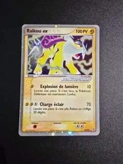 Carte Pokemon Raikou EX 92/95 Team Aqua VS Team Magma TATM BLOC EX FR - Image 2