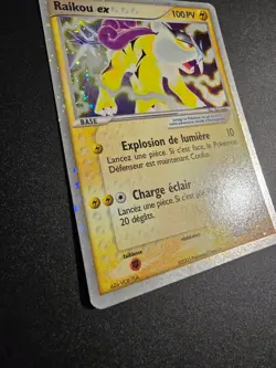 Carte Pokemon Raikou EX 92/95 Team Aqua VS Team Magma TATM BLOC EX FR - Image 3