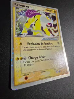 Carte Pokemon Raikou EX 92/95 Team Aqua VS Team Magma TATM BLOC EX FR - Image 5