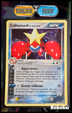 Carte Pokemon Colhomard 2/95 Holo Team Aqua VS Team Magma TATM BLOC EX FR - Image 1