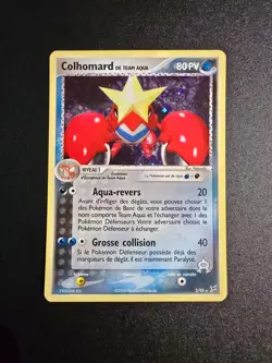 Carte Pokemon Colhomard 2/95 Holo Team Aqua VS Team Magma TATM BLOC EX FR - Image 2