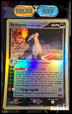 Carte Pokemon Grahyena 37/95 Reverse Team Aqua VS Team Magma TATM BLOC EX FR - Image 1