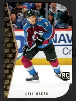 2019-20 Cale Makar Upper Deck Series 1 Retro Die Cut Rookie RC Avalanche #1 - Image 1