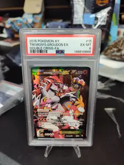 2015 Team Magma’s Groudon Ex 15/34 Double Crises-FA PSA 6! - Image 1