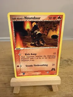 Pokemon TCG Team Magma's Houndour Card 63/95 EX Team Magma vs Team Aqua - Image 1