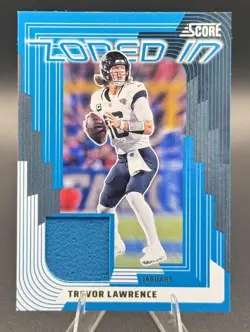 2025 Score - Zoned in Trevor Lawrence #ZON-TLE Jerseys (MEM) Jacksonville Jaguar - Image 1