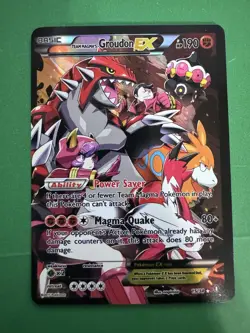 Team Magma's Groudon EX 15/34 Double Crisis Holo - Image 1