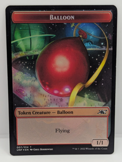 Zombie Employee Balloon Double-sided Token Unfinity Foil NM MTG - Image 2