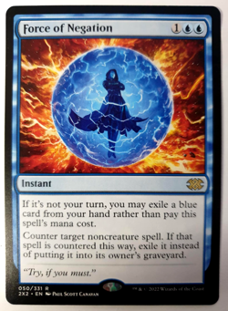Force of Negation - MTG: Double Masters 2022 - Rare - #050 NM - Image 1