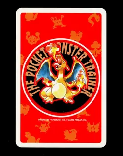 1996 Pokemon ONIX Japanese RED Charizard Deck 7 of Clubs POKER Card #095 - MINT - Image 2