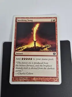 Wizards Seething Song 9th Edition Instant Red Regular 216/350 MTG - Image 2