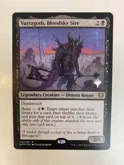 Varragoth, Bloodsky Sire *Non-Foil* PROMO Kaldheim MTG KHM MT/NM Combined Ship - Image 1