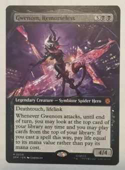 Gwenom, Remorseless (Extended Art) Marvel's Spider-Man Super Rare Mint - Image 1