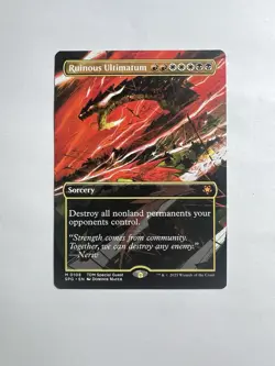Ruinous Ultimatum - NM TDM Special Guest Borderless Mythic MTG [0108] - Image 1
