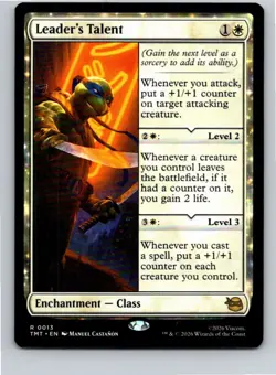Magic the Gathering Leader's Talent Teenage Mutant Ninja Turtles MTG Free Ship! - Image 1