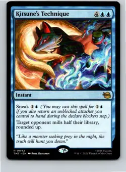 Magic the Gathering Kitsune's Technique Teenage Mutant Ninja Turtles MTG - Image 1