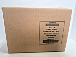 Wizards of the Coast Magic MH3 Commander Deck Case (4) 2024 D32930000 - Image 1