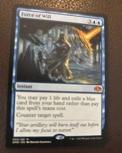 Magic The Gathering MTG Force Of Will Dominara Remastered NM - Image 1