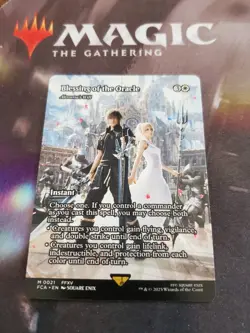 Mtg. Blessing of the Oracle - Akroma's Will. Showcase. Final Fantasy. Pack Fresh - Image 1