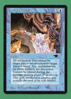Magic: The Gathering "Hurkyls Recall" Instant - Antiquities - Image 1