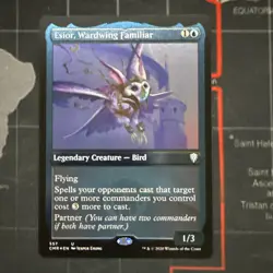 MTG Esior, Wardwing Familiar (557/794) Commander Legends NM FOIL ETCHED - Image 1