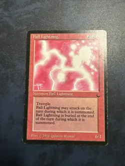 MTG Ball Lightning The Dark Rare LP - Image 1