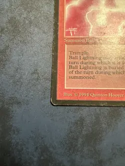 MTG Ball Lightning The Dark Rare LP - Image 4