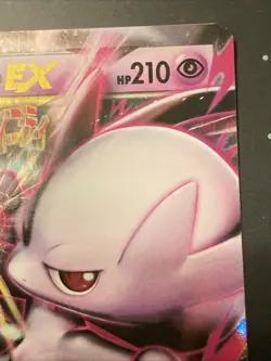 Pokemon M Mewtwo EX 64/162 BREAKThrough Ultra Rare Holo LP - Image 3