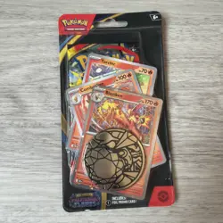 Pokemon Mega Evolution Phantasmal Flames Premium Checklane Blister Blaziken NEW - Image 1
