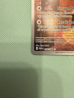 Pokemon TCG Raticate 099/088 Illustration Holo Stage 1 HP 90 POR - Image 5