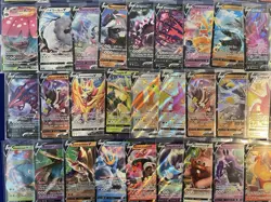 Pokemon 130 Card Collection + Binder Lot - Full Art, V, VMAX, Vstar, GX See Pics - Image 4