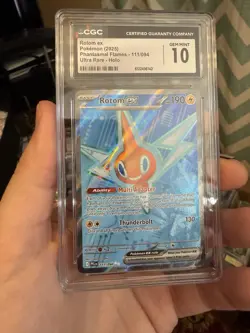 Rotom EX *CGC 10* Ultra Rare *Phantasmal Flames* #111 *2025* Pokemon - Image 1