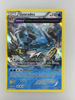 Pokemon Ancient Origins Prerelease Gyarados Stamp Black Star Promo XY60 - Image 1