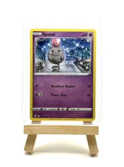 Pokemon TCG Spoink Card Sword & Shield Battle Styles 055/163 NM 2021 - Image 1