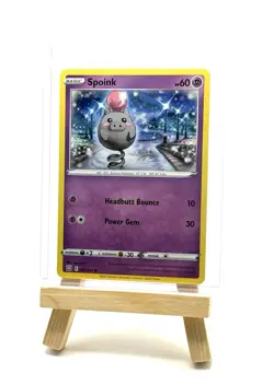 Pokemon TCG Spoink Card Sword & Shield Battle Styles 055/163 NM 2021 - Image 2