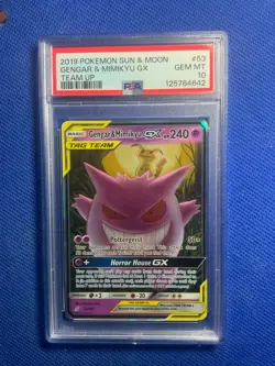 2024 Pokemon Tef En-Temporal Forces Ultra Rare Gengar Ex #193 PSA 10 - Image 1