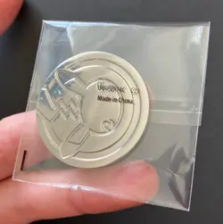 Celebrations Pikachu Metal Coin Pokemon UPC Ultra Premium Collection NEW - Image 3