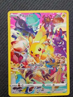 Pikachu (Secret) Pokemon TCG 160/159 Crown Zenith Holo - Image 1