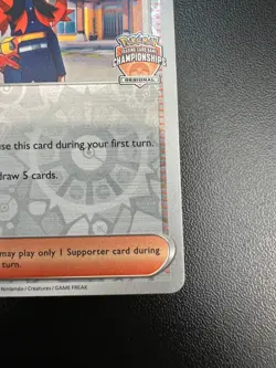 Pokemon Carmine 145/167 Regional Championships STAFF Promo NM!! - Image 4