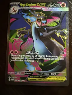 Pokemon Mega Charizard EX 109/094 Full Art Ultra Rare Pack Fresh Near Mint - Image 1