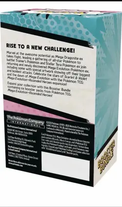 Lot Of 4 Pokemon Mega Evolution Ascended Heroes Booster Bundle 6 Packs PRE SALE - Image 3