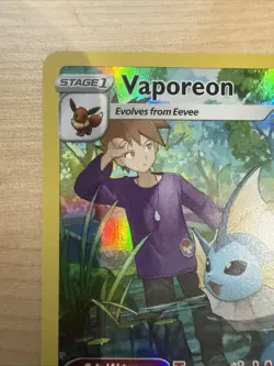 Pokemon Vaporeon TG02/TG30 Brilliant Stars Trainer Gallery Ultra Rare Holo NM - Image 3