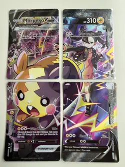 Pokemon TCG Morpeko V-Union SWSH Black Star Promos SWSH287 - SWSH290 Holo Promo - Image 1