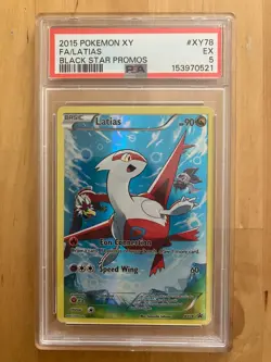 Latias (Full Art Promo) XY78 XY Holo Black Star Promos-Pokemon (2015)-PSA 5 - Image 1