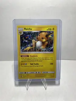 Raichu - SM - Burning Shadows 41/147 Holo LP Pokemon TCG - Image 1