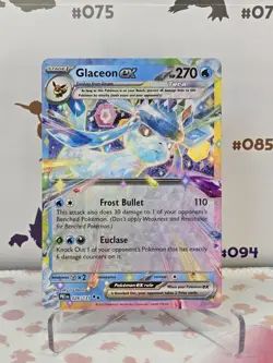 Glaceon ex 026/131 Pokemon TCG Scarlet & Violet: Prismatic Evolutions - Image 1